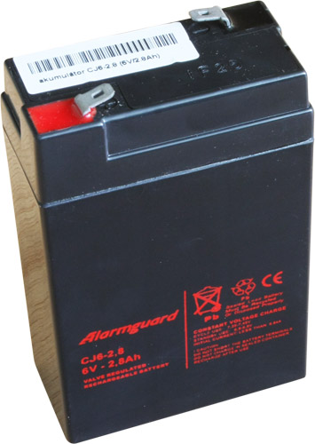 Alarmguard CJ6-2.8 (6V-2.8Ah) Alarmguard CJ6-2.8 (6V-2.8Ah)