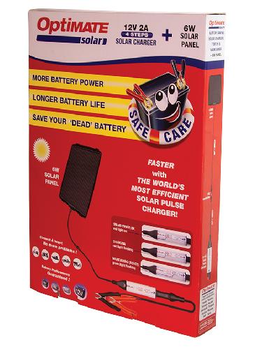 Ładowarka OPTIMATE Solar 12V (12V/6W) TM524 Ładowarka OPTIMATE Solar 12V (12V/6W) TM524