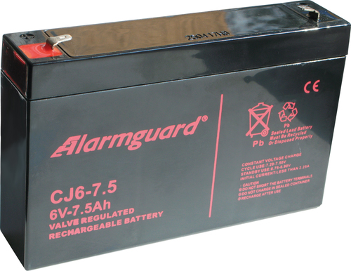 Alarmguard CJ6-7.5 (6V-7.5Ah) Alarmguard CJ6-7.5 (6V-7.5Ah)