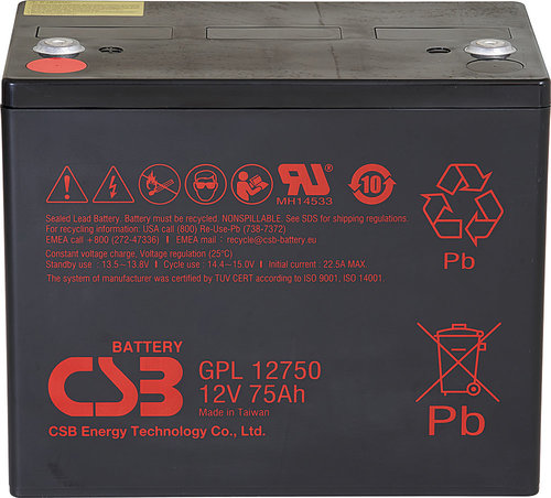 CSB GPL12750 (12-75Ah)