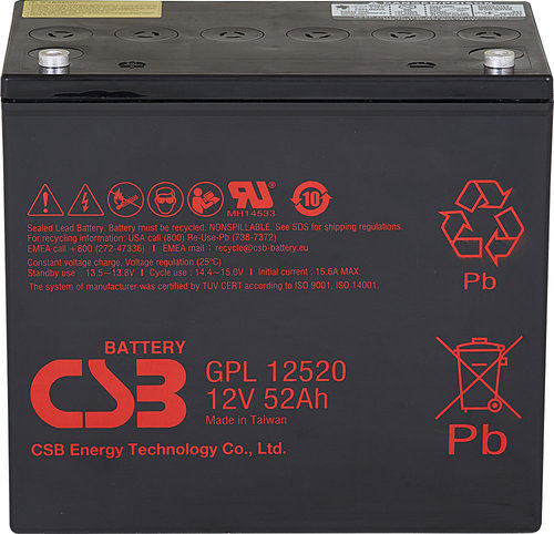 CSB GPL12520 (12V-52Ah)