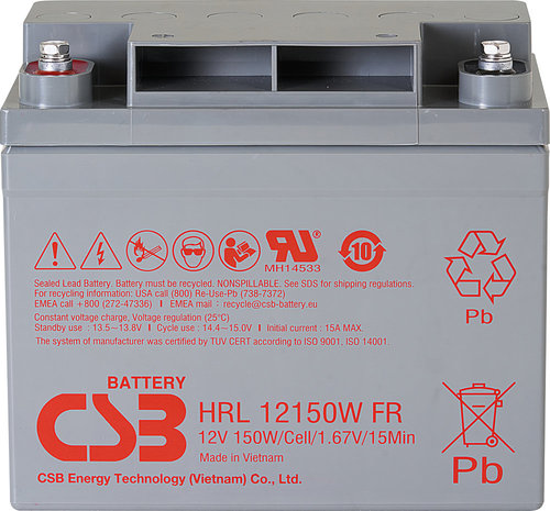 CSB HRL12150W (12V-37.5Ah) CSB HRL12150W (12V-37.5Ah)